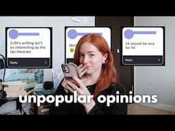 your unpopular book opinions 🚑 onyx storm hate, bad tropes, emily henry is basic?!