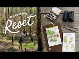 A Creative Reset in Nature 🌱 camp, hike, paint vlog | Abbey Sy