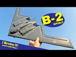 I broke it - eFlite Micro B-2 Spirit