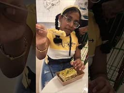 Starlett Trying The Viral Dubai *PISTACHIO KUNAFA CAKE* In Bahrain🤩😋#shorts #minivlog #kunafacake