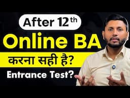 What to do After 12th? | No One Tell You This Reality | Is It Worth it? | BA Admission Details