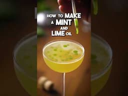 Bright Green Mint Oil Garnish