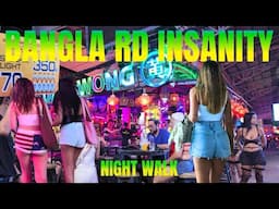 Bangla Road Night Walk 🌃 | Wild Phuket Nightlife in 2025!