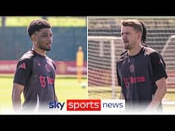 BREAKING: Amad Diallo and Matthijs de Ligt return to Man Utd training ahead of semi-final