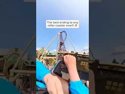 This has to be the best ending to a roller coaster ever! 😍