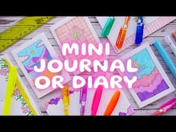 HOW TO MAKE A MINI ORIGAMI NOTEBOOK FOR JOURNALING ✂️ DIY STATIONERY💕 EASY CRAFTS WITH PAPER #diy