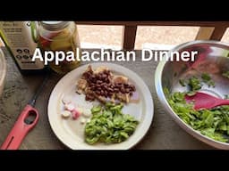 A Mighty Fine Day: First Mess of Kilt Lettuce & Planting Flowers with Abandon