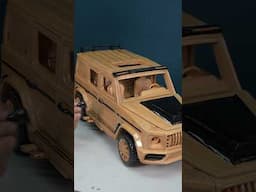 Mercedes-Benz g63 from wood #woodcar #crafts #diy #woodscraft