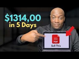 I made $1,314 in 5 days Selling Digital Products (copy me)