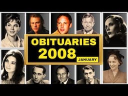 24 HOLLYWOOD STARS & Famous People Who Tragically Passed Away in January 2008