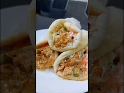 Pakistani style super spicy Chicken shawarma at home #food #recipe #pakistanifood #cooking