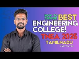 Best Engineering College In Tamilnadu|TNEA|JEE|College List|Tamil|Muruga MP #murugamp #tnea #college
