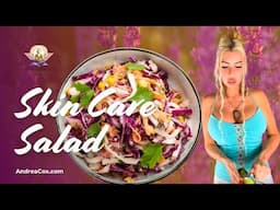 Eat Your Skincare The Glowing Skincare Salad Recipe #rawvegan #salad #skincare