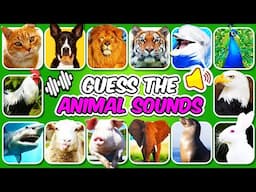 Can You Guess 100 Animal by the Sound? | Guess The Animal Quiz 🔊