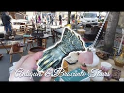 Flea Market in the French Countryside | Relaxed Vintage & Antique Hunting Walk #95