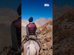 Hiking to Shaday Village in #Zanskar to join a Yak Roundup