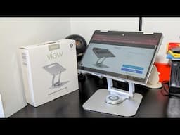 Desire2 Supreme Dual Pivot 360 stand for laptops review #Desire2 #laptop #stand