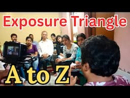 🤯 Exposure Triangle UNLOCKED: The 3 Keys to PERFECTLY Lit Photos (Simple!) | Bishal Dar Class