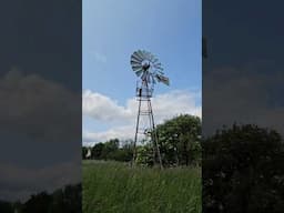 This tower sits rusting away in a UK field.Reminds me of America