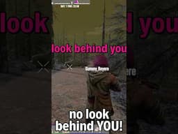 THERE'S SOMETHING BEHIND HIM!