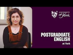 Postgraduate English at York