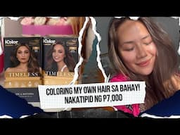I Colored My Hair at Home and Saved ₱7,000 | DIY Hair Color Philippines!”
