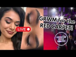 LIVE Get Ready With Me for the American Music Awards Red Carpet (Smoky Eye)