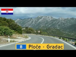 D8 Ploče - Gradac in Croatia