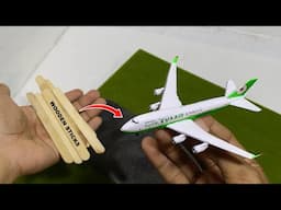 how to make airplane model | Boeing 747 Eva air cargo