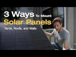 Solar Panel Installation Guide: Yards, Roofs & Walls | Eco Academy 101