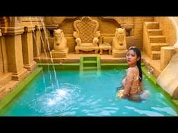 Amazing Girl Build Her Own Amazing Temple Underground Swimming Pool Villa