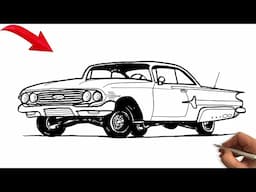 This is how CALIFORNIANS draw a Lowrider Impala!