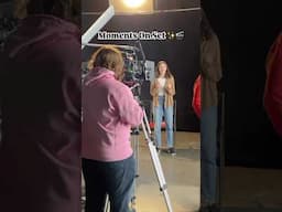 Behind the scenes of filming a monologue with film students at my university! 🎬#actor #movie #film