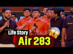 Air 283 Life Story |Toppers of IIT | Rajwant Sir Saleem Sir Live Class || Physics Wallah ||