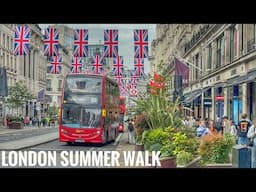 London Summer Walk - 2025 | St. James's Park to Oxford Street | The Best Walking Tour [4K HDR]