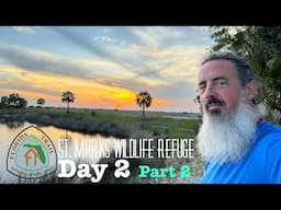 Backpacking/Thru-Hiking St. Marks Wildlife Refuge Day 2 | Part 2 | FLORIDA TRAIL