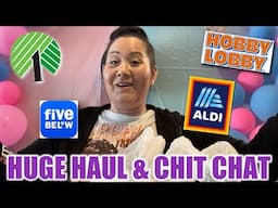 🌸DOLLAR TREE, HOBBY LOBBY, fiVe BELoW, ALDI HAUL| REVIEW IONI MAKEUP FINDS| CHIT CHAT #dollartree