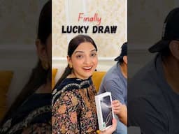 Finally iphone 16 pro max lucky winner & 300 Dresses Just Amna Hair Oil & Serum