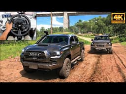 Toyota Tacoma TRD PRO & Chevy Colorado ZR2 | OFFROAD CONVOY | Forza Horizon 5 | Thrustmaster T300RS