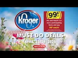 *SWEET!* Kroger UPDATED Must Do Deals for 4/23-4/29 | Mexican Food Deals & MORE!