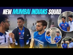 Meeting The New Mumbai Indians Squad Of IPL 2025 💙 | Vlog 91 @MumbaiIndians