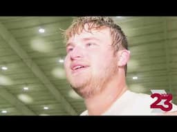 Alabama OL Wilkin Formby Post Practice - Wednesday 4/2/25