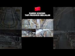 GILA! PABRIK CHINA KOSONG TANPA MANUSIA, PRODUKSI JALAN SENDIRI!! 🤯🤖 #kuliahdichina #pabrik
