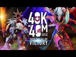 Fulgrim Taking Another Stab at Guilliman. Warhammer 40k in 40m