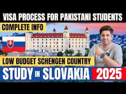 Study in Slovakia without IELTS 2025 | Slovakia Student VISA Process for Pakistani Students