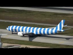 A330-900neo de Condor llegando a Cancun (Azul y Dorado) ¿Les gusta ese esquema? - Ultra HD -