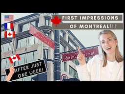 France vs French Canada I 7 First Impressions of Montreal I From a Franco-American!