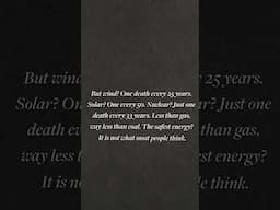 Guess whats the safest form of energy #news #nuclearenergy #solarenergy #gas #windenergy #thermal