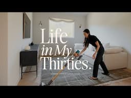 Life in My Thirties | slower days, new home finds, spring ootd 🌼 & taper week