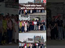 Punjoy Punjab Adda team with selected students